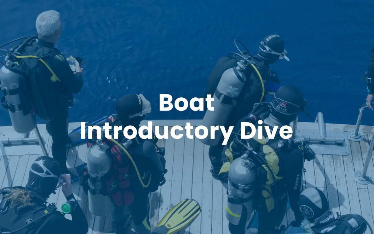 Boat Introductory Dive